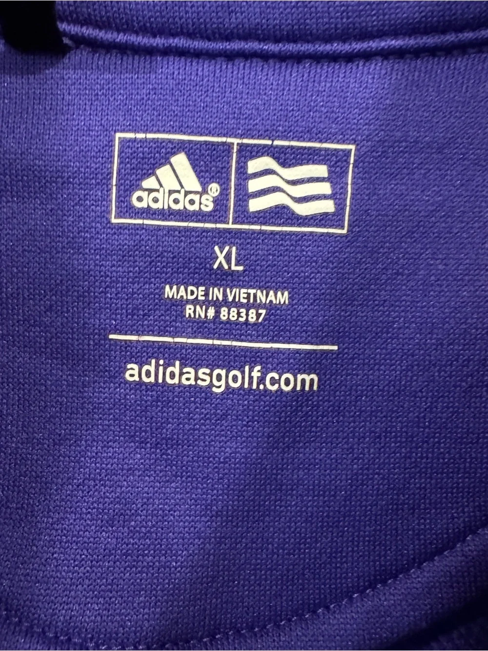 Adidas Adizero Pullover Mens XL Purple  1/4 Zip Golf Top Long Sleeve Sweatshirt